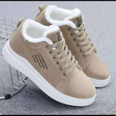 Espadrilles Bottines en Fausse Fourrure Douce