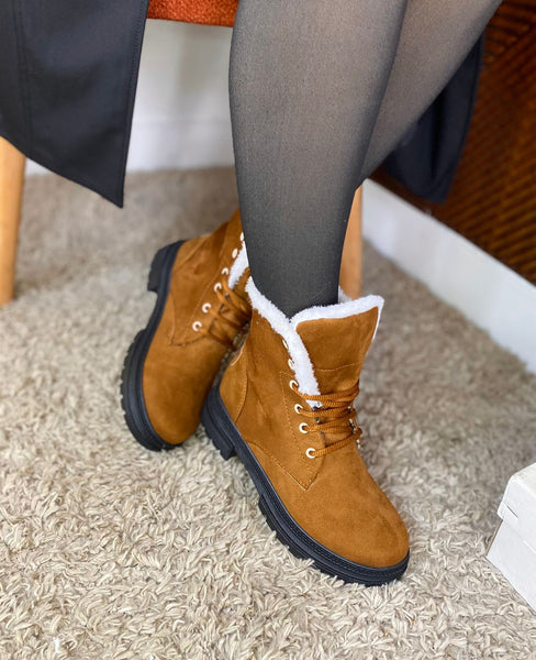 Bottines Douceur Hivernale en Fausse Fourrure