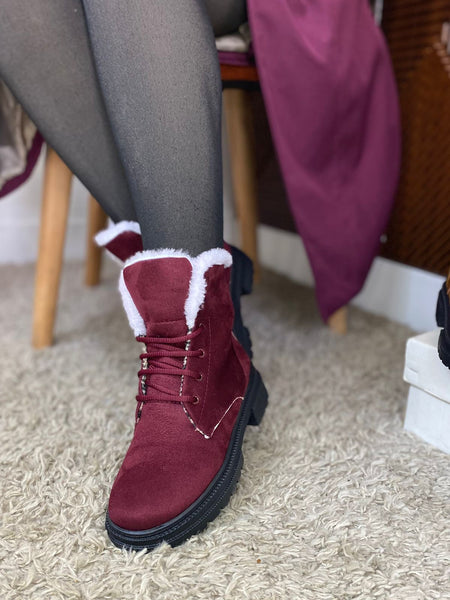 Bottines Douceur Hivernale en Fausse Fourrure