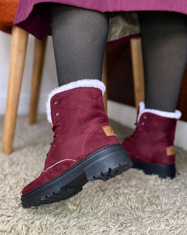 Bottines Douceur Hivernale en Fausse Fourrure