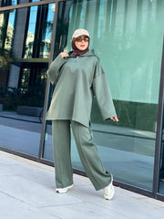 Ensemble Confort Chic – Hoodie ample & Pantalon fluide