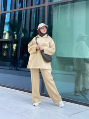 Ensemble Confort Chic – Hoodie ample & Pantalon fluide